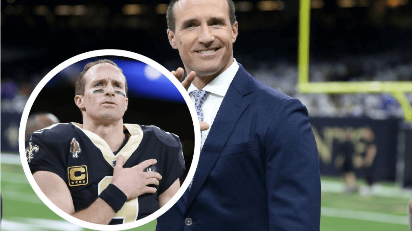 Drew Brees Makes His NBC Debut, Internet Amazed by His New Hair