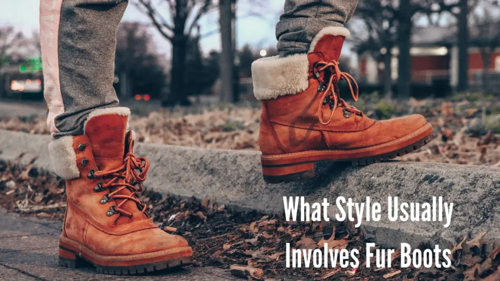 what style usually involves fur boots